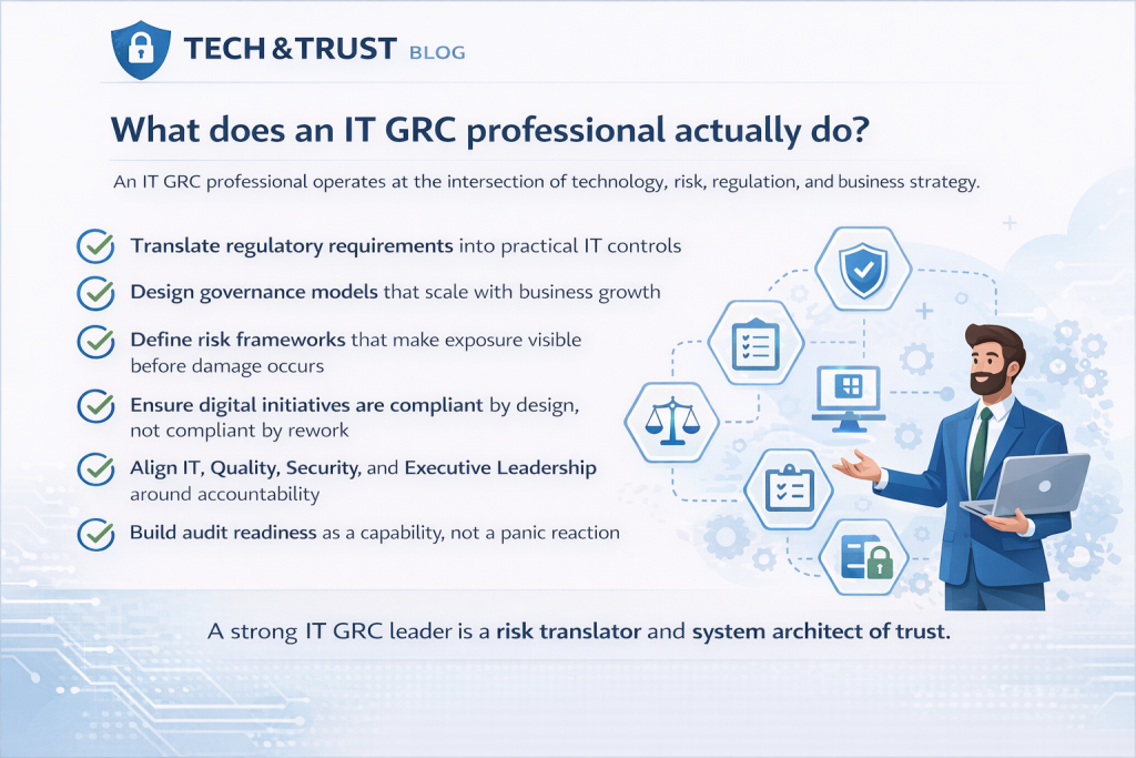 What Does an IT GRC Professional Actually Do?
